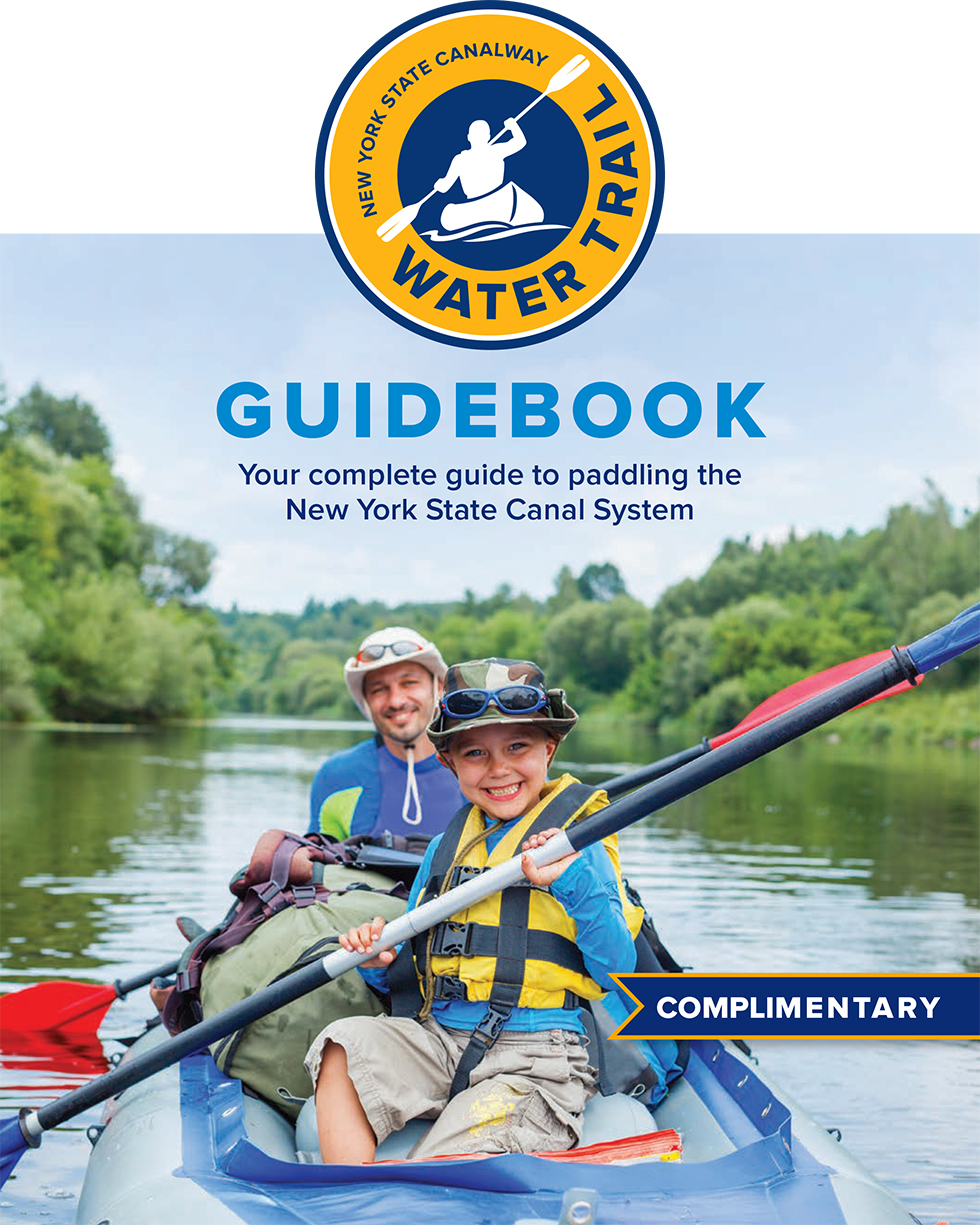 Image of a Paddler in a lock on the Canal